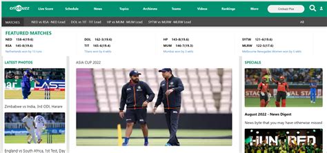 cricbuzz indian cricket news website.
